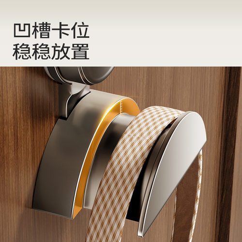 尔沫吸盘门后挂钩免打孔强力承重浴室粘钩入户门衣服置物架挂包 - 图0