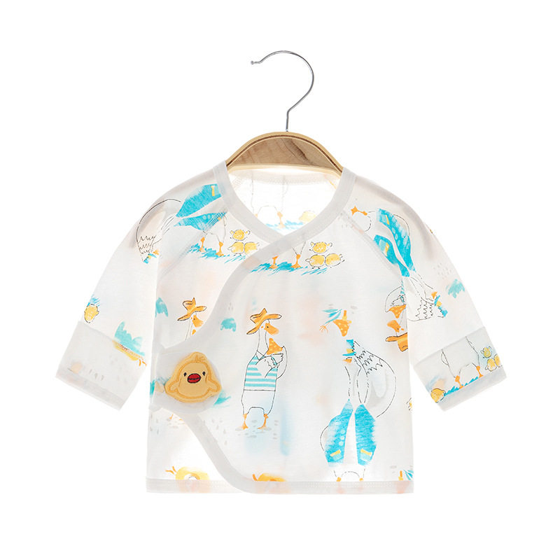 新生儿半背衣初生婴儿衣服夏款无骨纯棉超薄款睡衣宝宝满月和尚服,淘宝优惠券,粉丝福利购,淘宝优惠卷