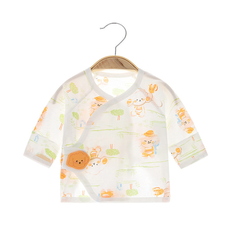 新生儿半背衣初生婴儿衣服夏款无骨纯棉超薄款睡衣宝宝满月和尚服,淘宝优惠券,粉丝福利购,淘宝优惠卷