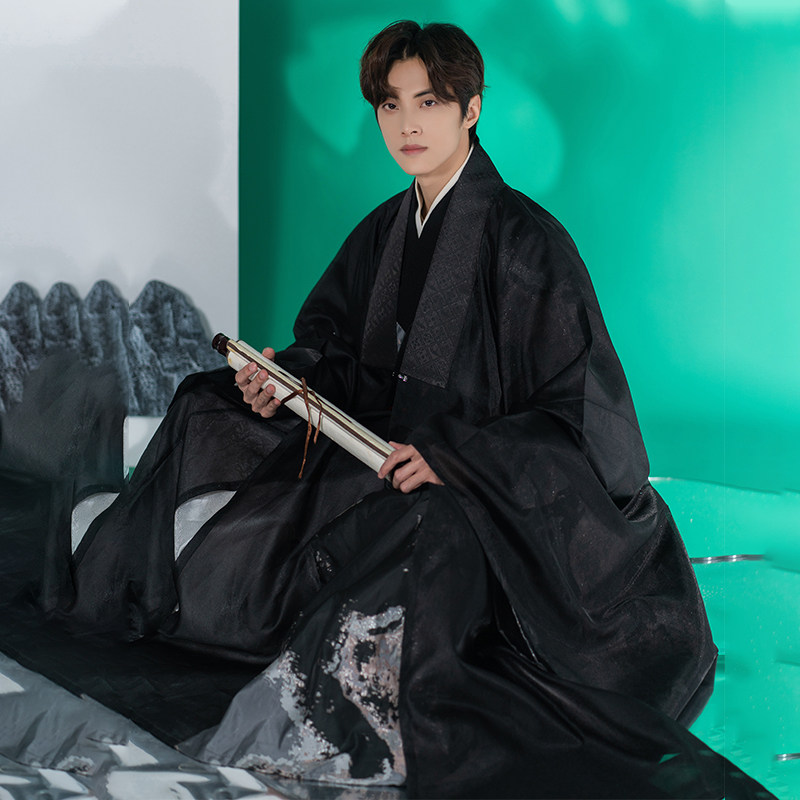 华裳九州半亭风原创明制披风党汉服 华裳九州汉服