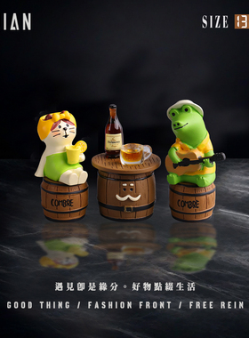 遇见：＂看！酒吧猫猫！＂摆件