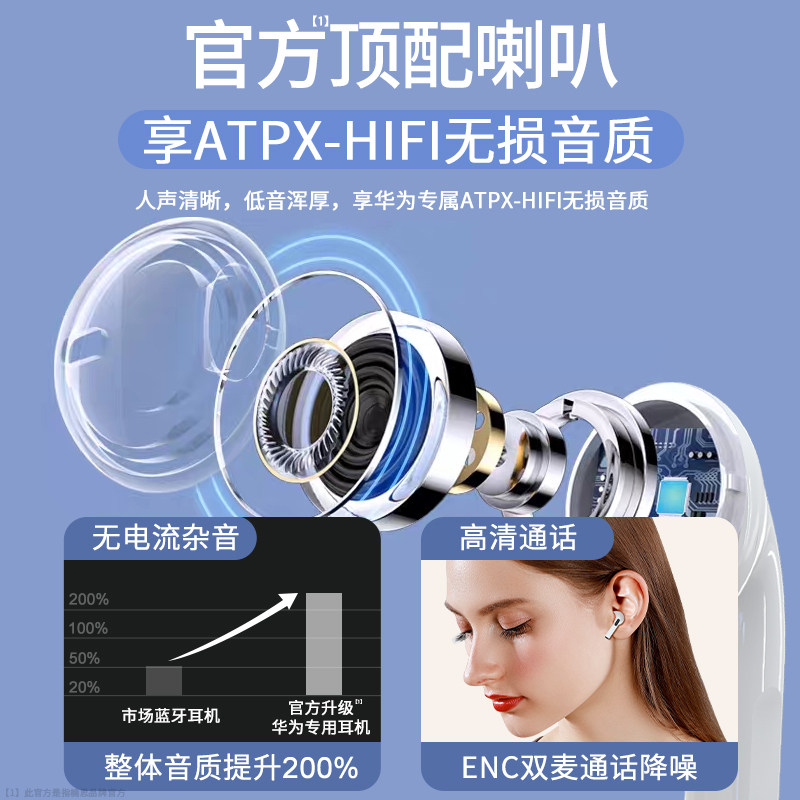 【李佳埼推荐】无线蓝牙华为荣耀耳机 盈顺嘉蓝牙耳机