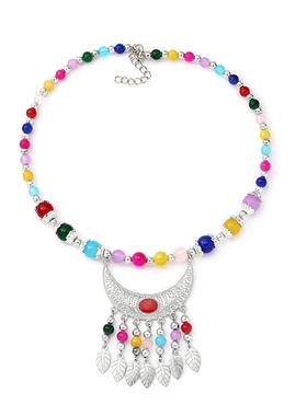 装饰品配饰月牙款舞蹈缀饰颈链民族风藏族古风头饰颈圈凤凰古城女