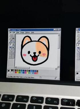 电脑画图工具便利贴便签学生