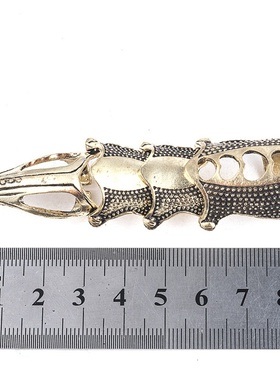 欧美时尚热销戒指环复古朋克动漫个性盔甲尖爪手指套关节护指甲套