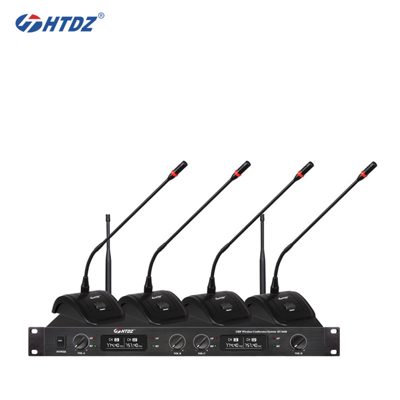 HTDZ海天HT-840B/820B无线一拖四会议话筒一拖二麦克风 价格现谈 - 图3