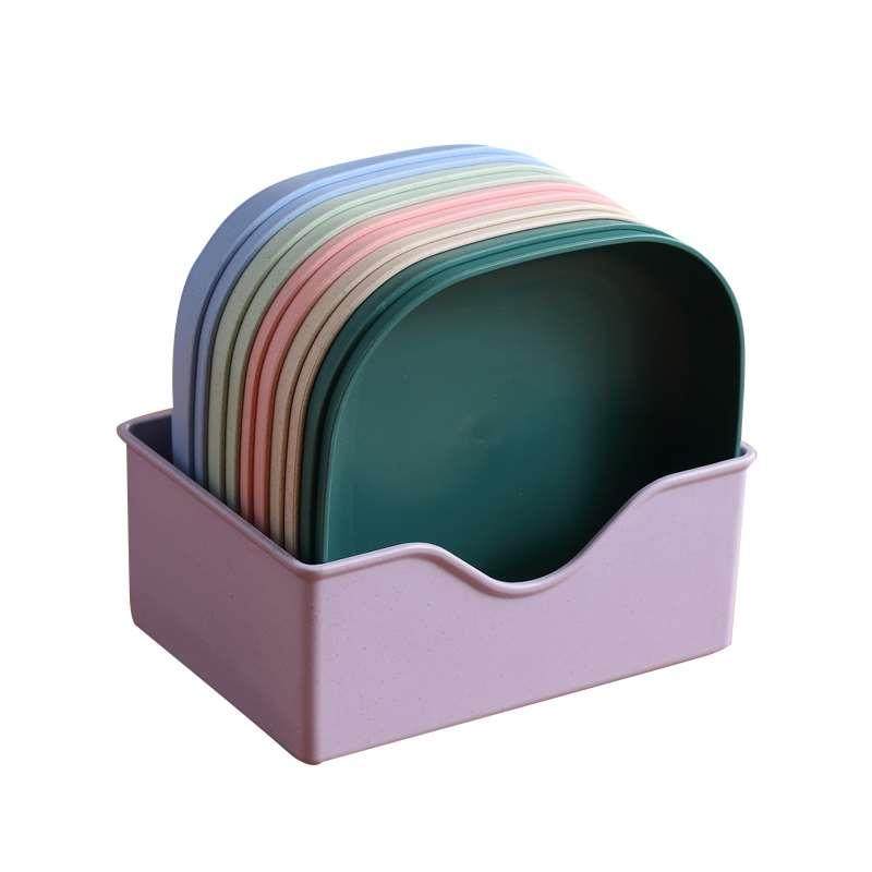 日式家用吐骨碟餐桌收纳垃圾渣盘塑料吐骨头碟子塑料小盘子轻奢,淘宝优惠券,粉丝福利购,淘宝优惠卷