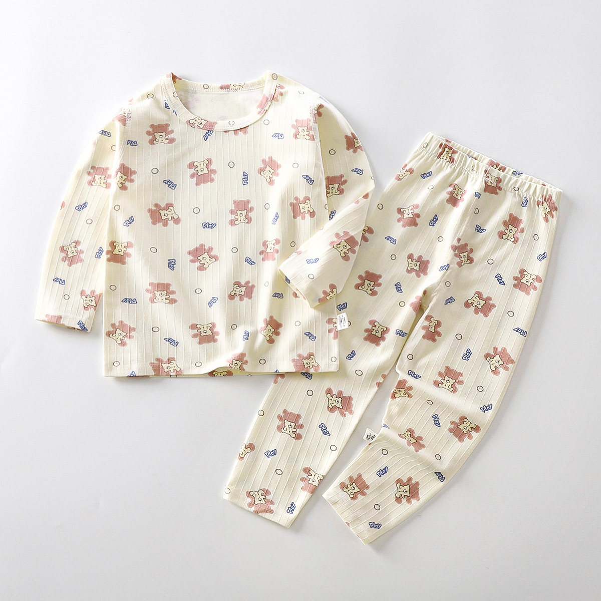 新款儿童家居服套装宝宝纯棉春秋衣秋裤男童女童内衣睡衣,淘宝优惠券,粉丝福利购,淘宝优惠卷