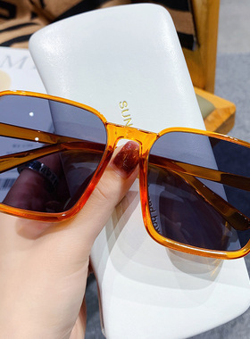 新款感潮流太阳镜防紫外线防强光复古大框瘦脸防晒墨镜