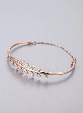 白金奥地利水钻手环