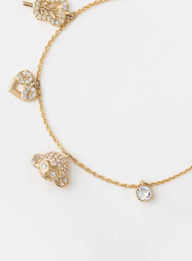 玫瑰金网红同款水钻手环