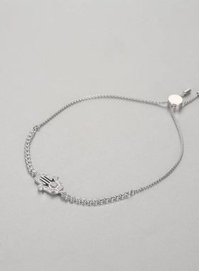 白金奥地利水钻手环