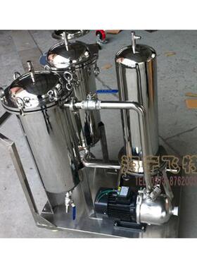 【定制加工】304/316L袋式过滤器，1号2号多袋不锈钢袋式过滤器