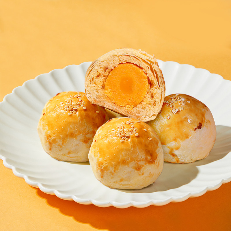 荷家 蛋黄酥 原味手工糕点网红零食下午茶甜品女生点心办公室早餐,淘宝优惠券,粉丝福利购,淘宝优惠卷