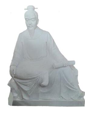 大型汉白玉石雕现代人物伟人石像孔子像校园广场公园古代人物像
