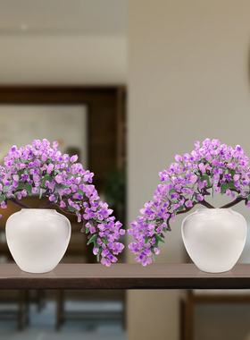 天然玉石紫水晶轻奢客厅装饰品