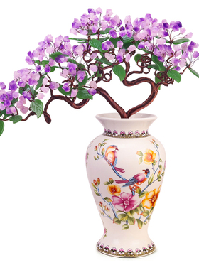 天然紫水晶装饰品摆件