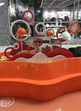 商场美陈玻璃钢座椅凳子卡通雕塑户外节日庆典大型摆件定做