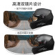 Full-face commuting four-season anti-fog large head electric helmet