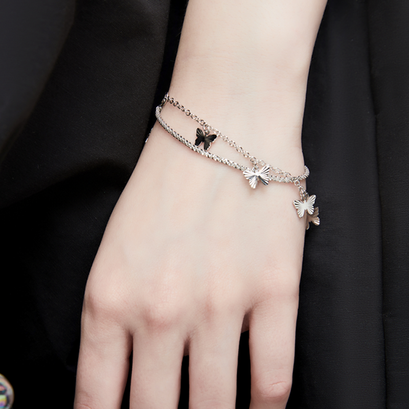 mmagpyxasa安娜苏伊甸园蝴蝶银手链 MMAGPY手链
