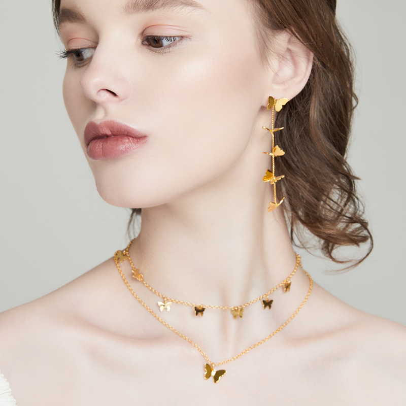 mmagpyx asa安娜苏赛姬蝴蝶锁骨链 MMAGPY项链