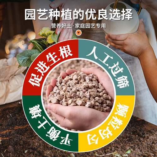 黄金软麦饭石颗粒多肉专用颗粒土泥炭种植土壤养花绿植通用铺面石 - 图2