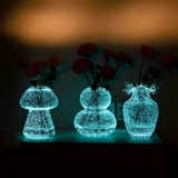 In ins windnet red nights lemo valper glacer glacier chloot bottle glass prongrent rose rose цветочный гостиный обеденный стол