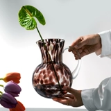 Современный брендовый янтарный стеклянный дизайнерский декор, легкий роскошный стиль