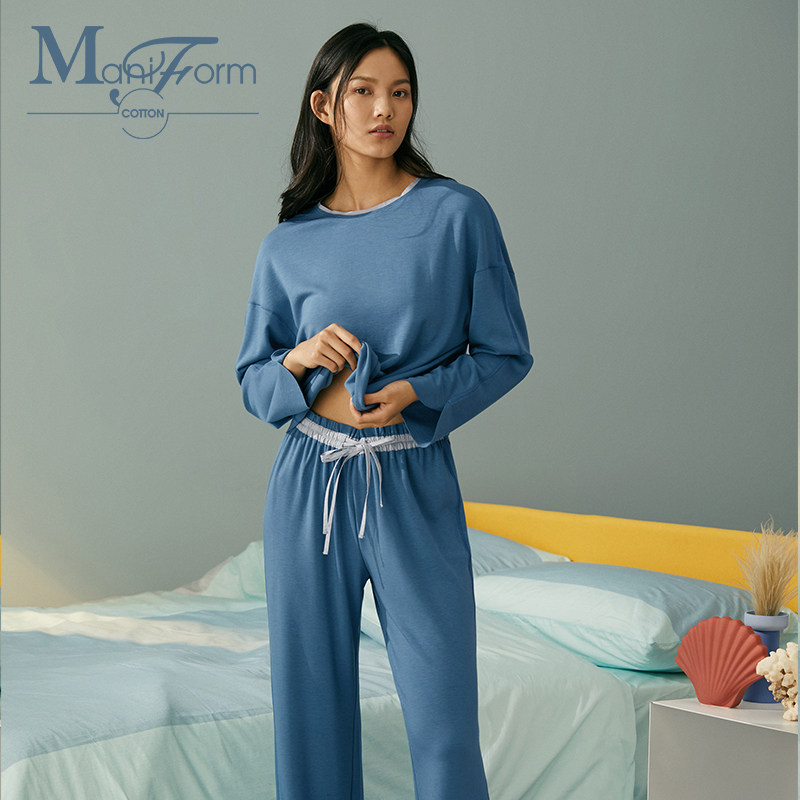曼妮芬棉质生活零感舒适居家家居服 曼妮芬棉质生活睡衣/家居服套装