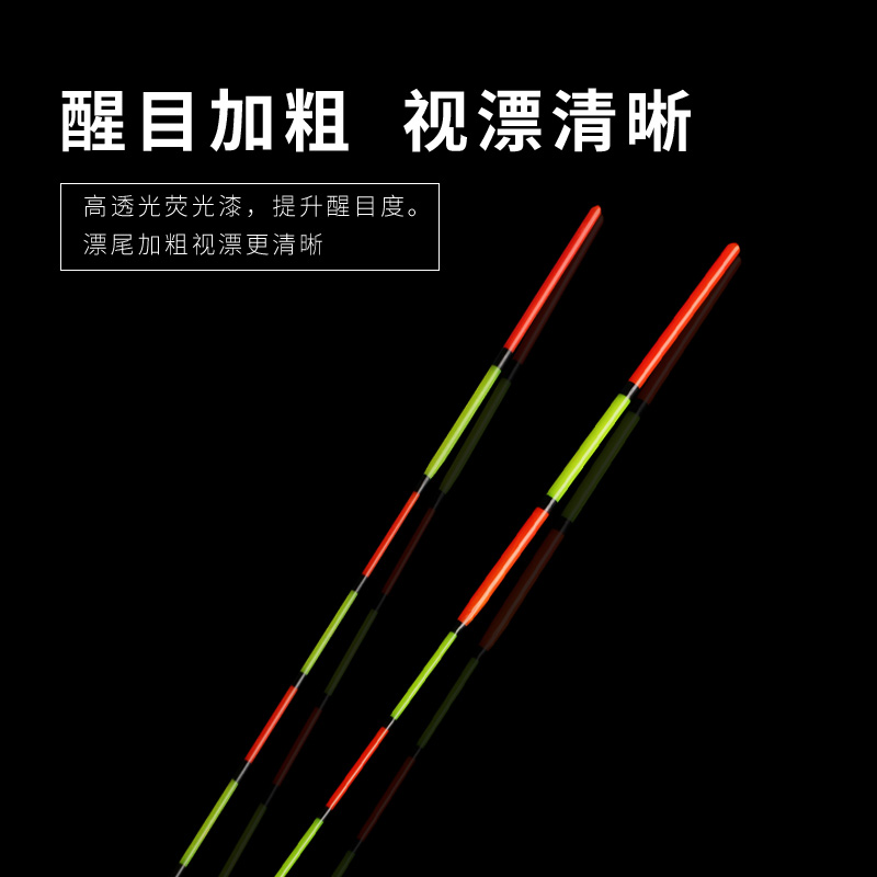 民间艺人鱼漂套装台钓鲤鲫鱼漂浅水高灵敏浮漂加粗近视醒目尾野钓 - 图1