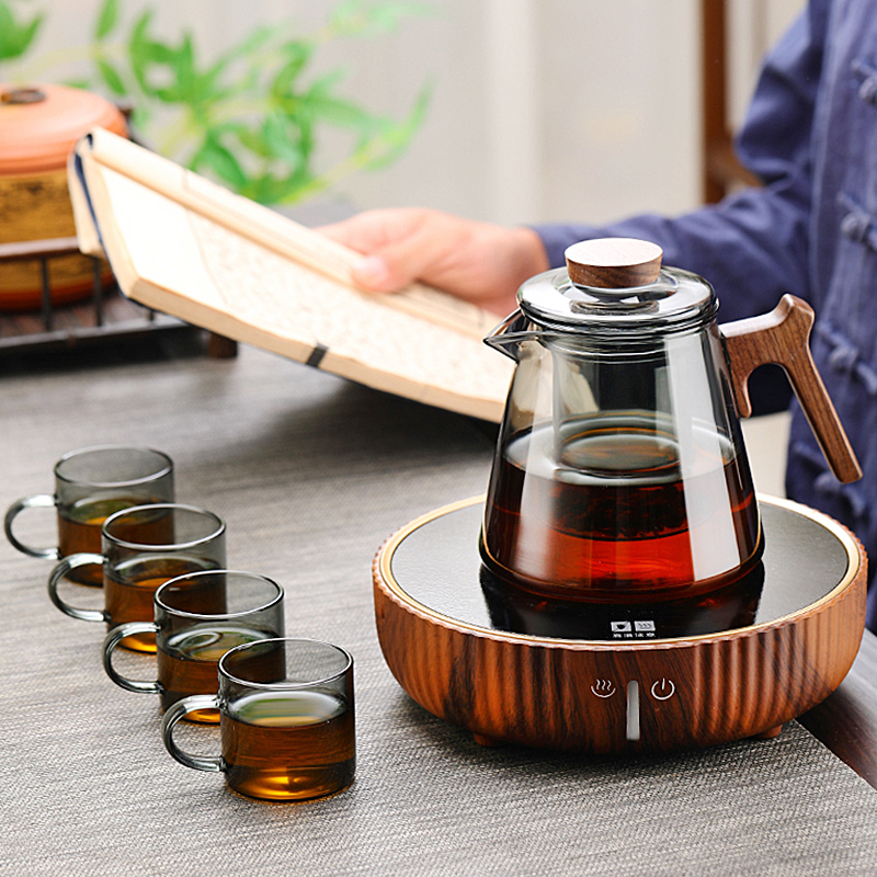 玻璃茶壶耐高温木把泡茶壶中式家用花茶壶单壶电陶炉专用煮茶壶 - 图3
