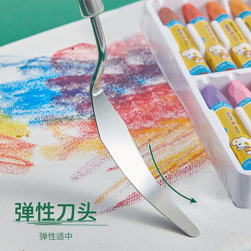 油画刀刮刀套装美术颜料工具丙烯水粉调色刀学生绘画肌理刀油画棒_虎窝淘