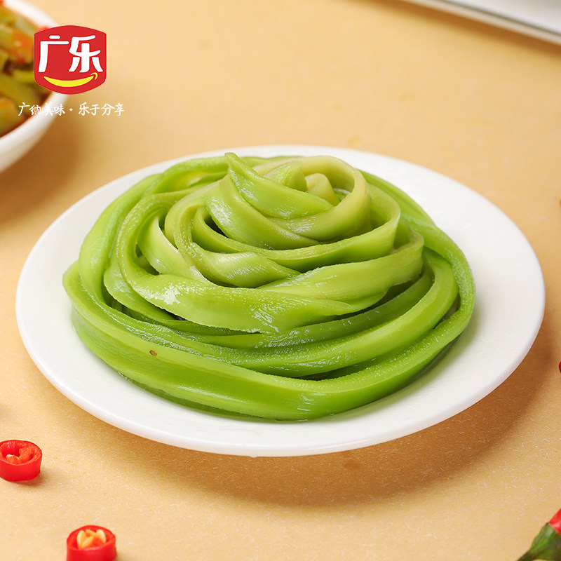 广乐剁椒贡菜即食香辣脆爽小零食开胃下饭菜椒麻解馋解腻榨菜佐餐