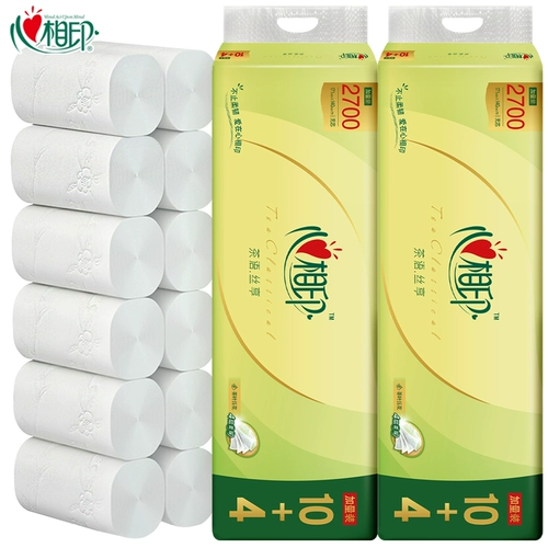 心相印 Туалетная бумага для домашнего использования, увеличенная толщина, 2700 грамм