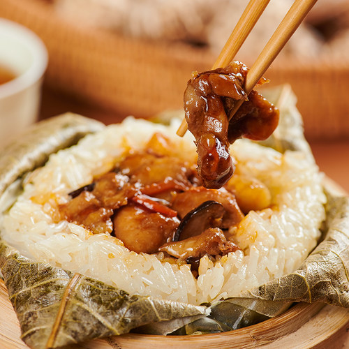 包道糯米鸡广式荷叶鸡瑶柱糯米饭团快手早餐早茶冷冻速冻食品包邮 - 图1