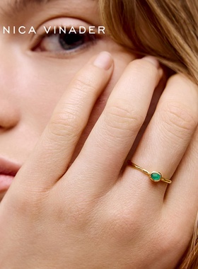 MonicaVinader海蓝宝石戒指