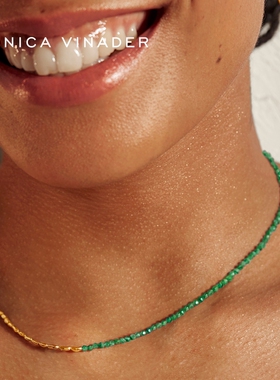 MonicaVinader迷你宝石串珠项链