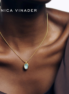 MonicaVinader海蓝宝项链