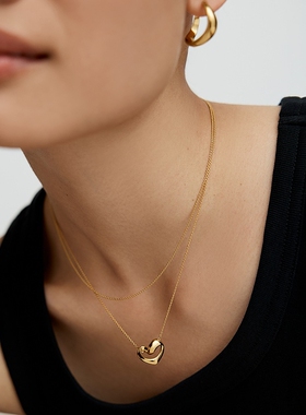 Monica Vinader莫妮卡颈链恒心臻爱大爱心项链送礼轻奢生日礼物女