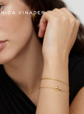Monica Vinader莫妮卡永恒手链通勤质感优雅圆满悦己手饰生日礼物