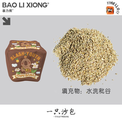 沙包制作材料加厚新沙包小学生专用沙包幼儿园专用卡皮巴拉多元化 - 图2