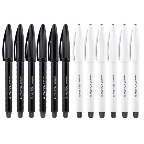 慕娜美monami水性笔0.38韩国纤维笔0.5mm软头笔签字彩色中性笔手帐笔 勾线笔 慕那美书法练字绘图草图笔04031 - 图1