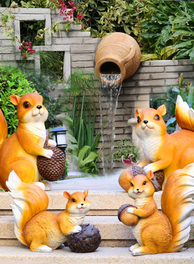 树上庭院阳台幼儿园小区仿真动物