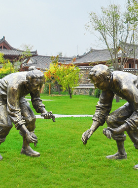 农耕景观园林民俗文化人物雕塑