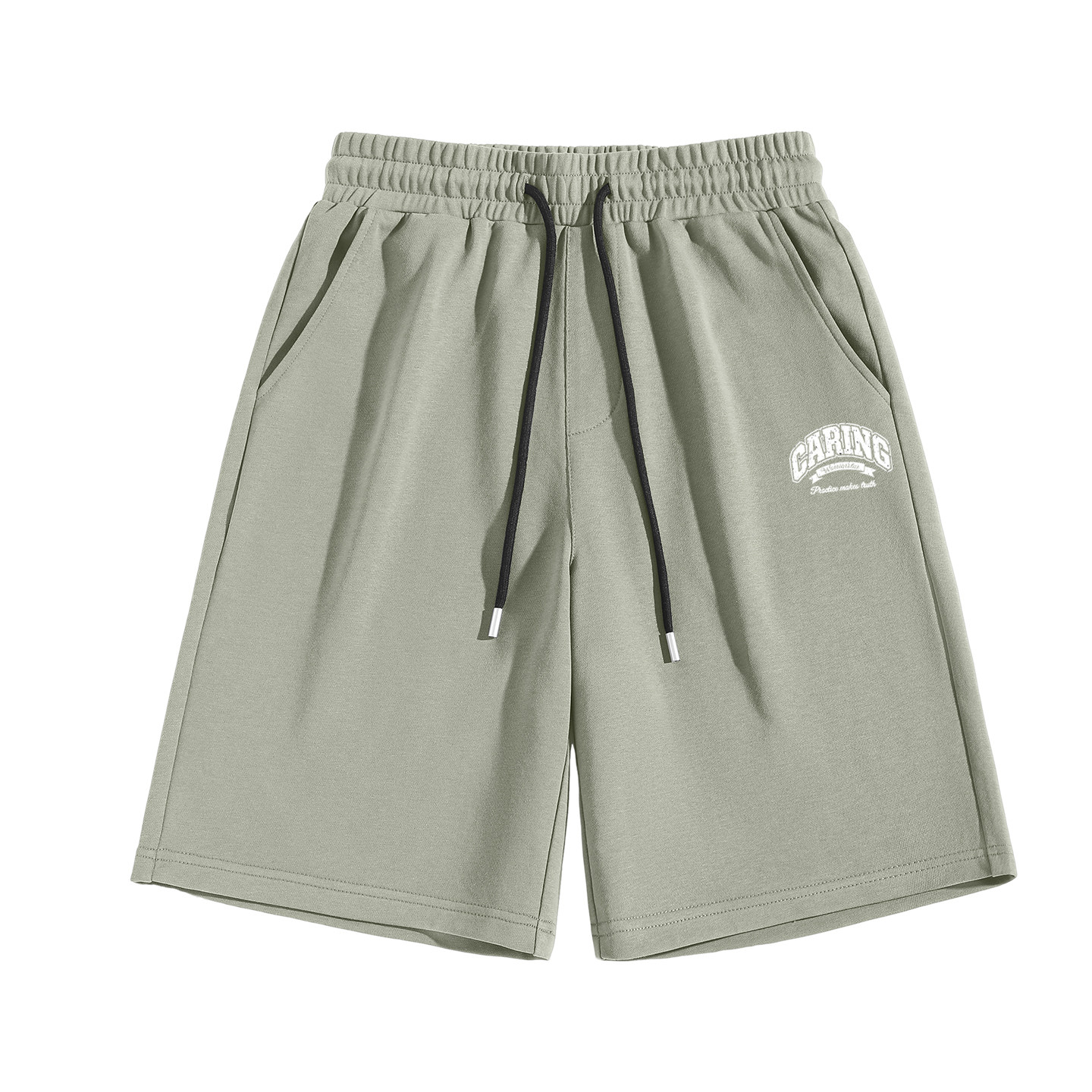 回力纯棉运动短裤男款夏季2026新款抹茶绿青少年外穿中裤五分裤H,淘宝优惠券,粉丝福利购,淘宝优惠卷