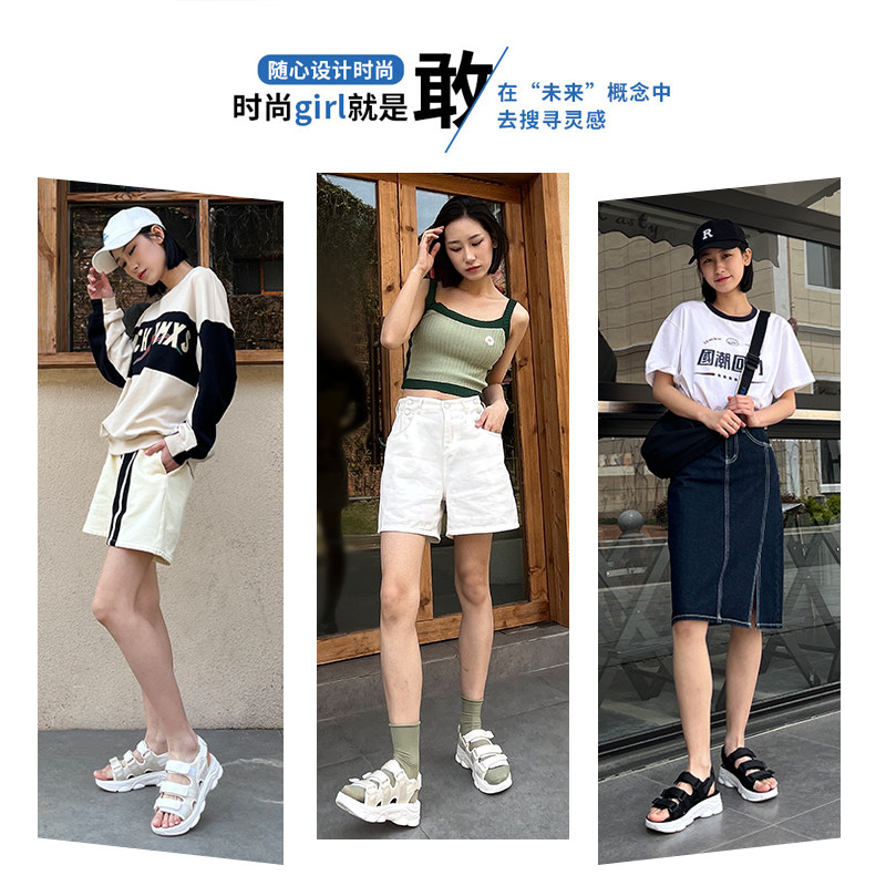 回力凉鞋女款2022年新款夏季女鞋 回力时装凉鞋