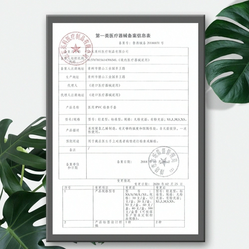 Одноразовые перчатки из ПВХ, прочное защитное молочко