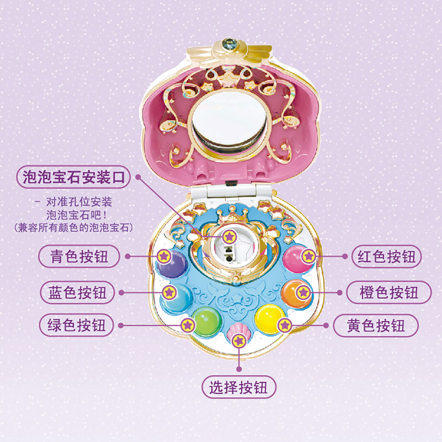 我的同学是美人鱼2动画同款星之魔盒公主变身女孩玩具新年礼物,淘宝优惠券,粉丝福利购,淘宝优惠卷