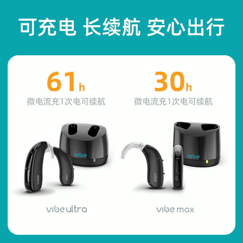 西万博充电款源自西门子正品助听器 西万博助听器