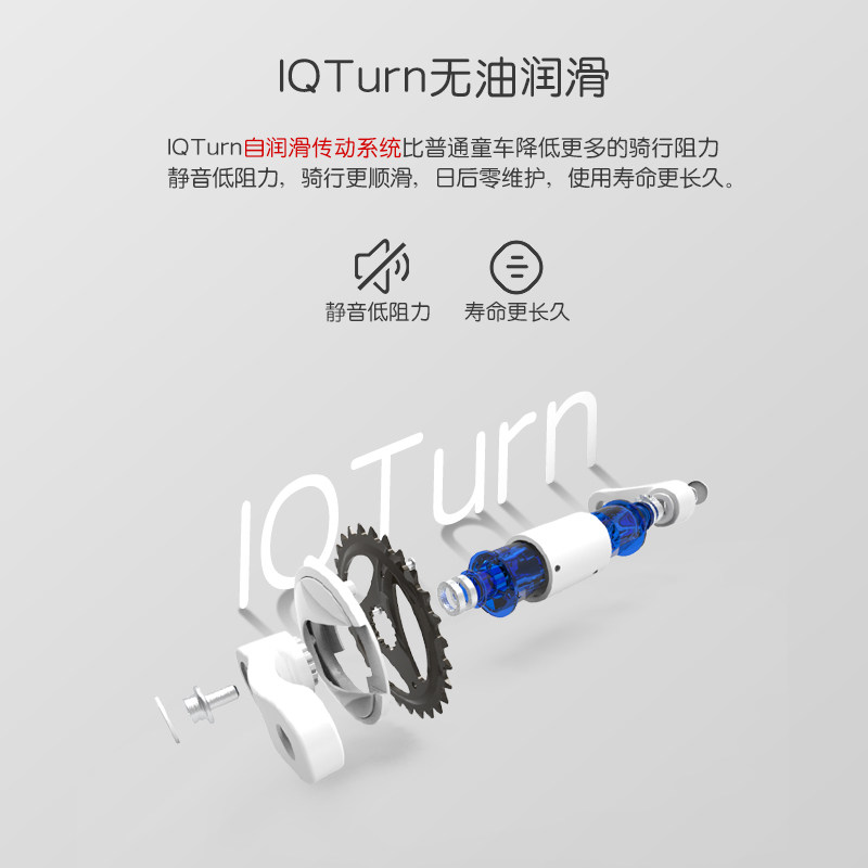 iqoo小趣儿童女孩公主款6岁自行车 iqoo小趣自行车